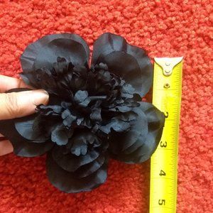 vintage 80s NWOT floral hair barrette clip